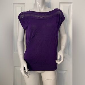 Chic Purple Women's Knit Top